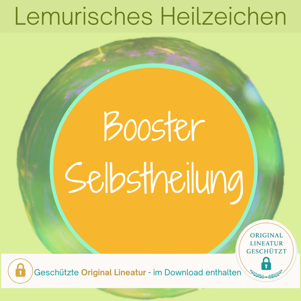 Coverbild & geschützte Produktansicht: Energetische Unterstützung für deine Selbstheilung. Boostere sie durch ein Lemurisches Heilzeichen von Silke Kitzmann.
