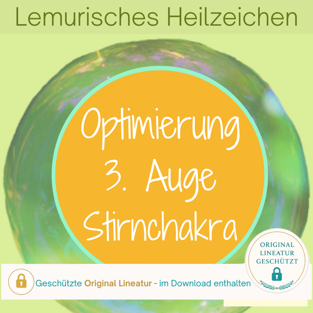Coverbild & geschützte Produktansicht: Stirnchakra reinigen und klären Lemurisches Heilzeichen Silke Kitzmann