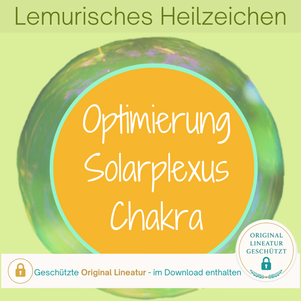 Coverbild: Solarplexus Chakra reinigen mit dem Lemurischen Heilzeichen von Silke Kitzmann