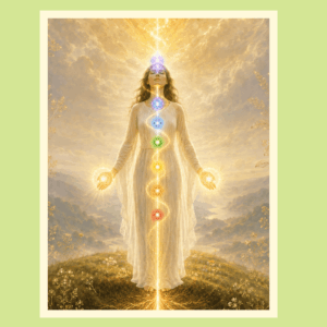 Der Energiestrom fließt beim Kundalini Reiki Meistergrad durch alle Chakren. Ausbildung mit Silke Kitzmann